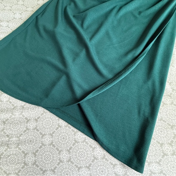 Zalalus Teal Draped Slip Dress Size XL NWT - Picture 7 of 14